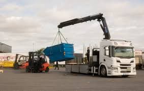 Kranbilar illustrerad bild