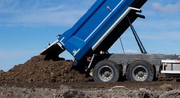 Materialleverans illustrerad bild